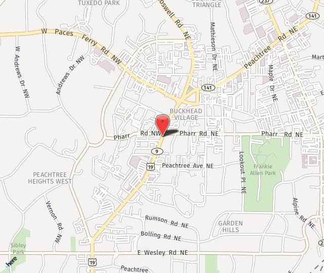Location Map: 3005 Peachtree Rd NE Atlanta, GA 30305