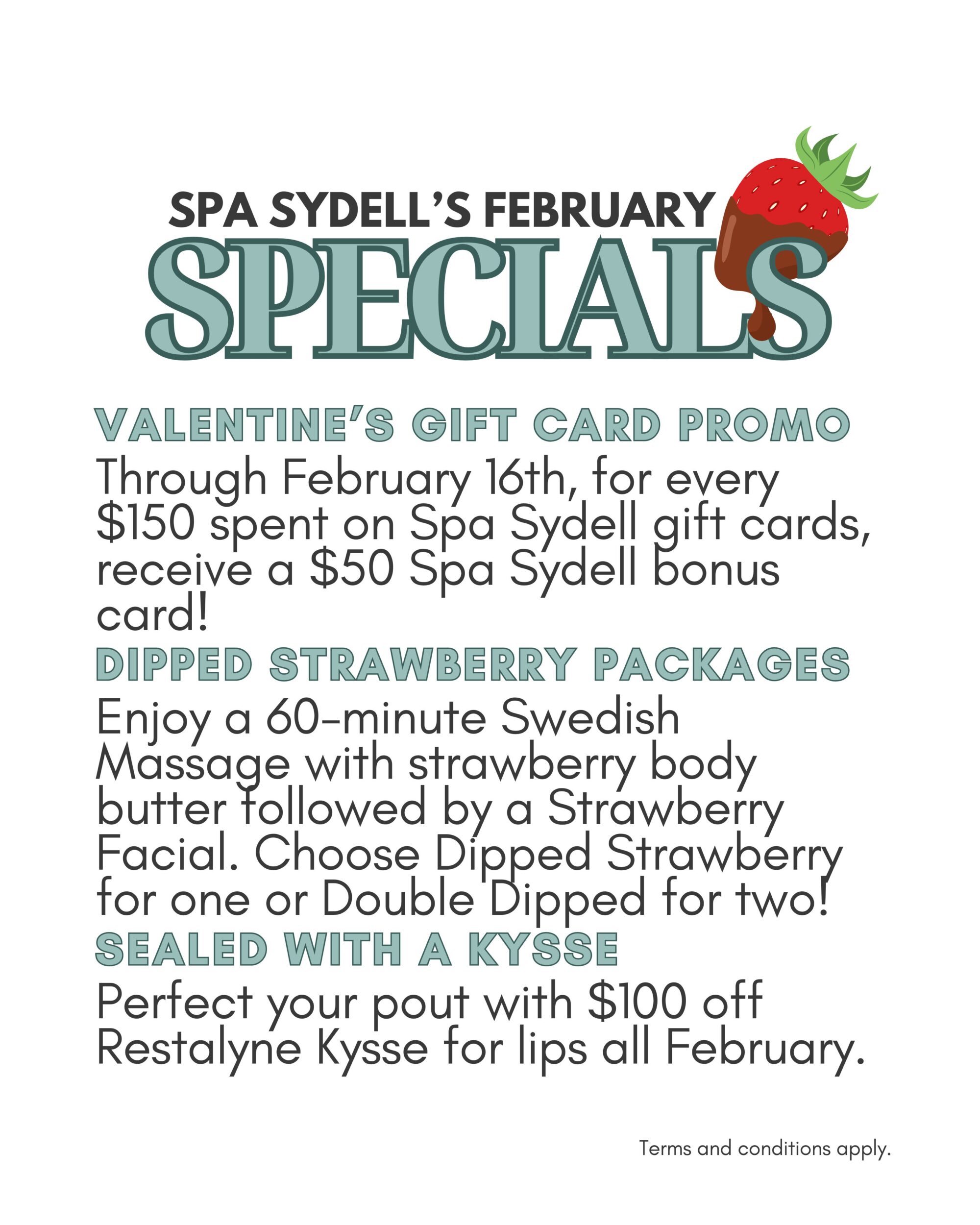 February Specials