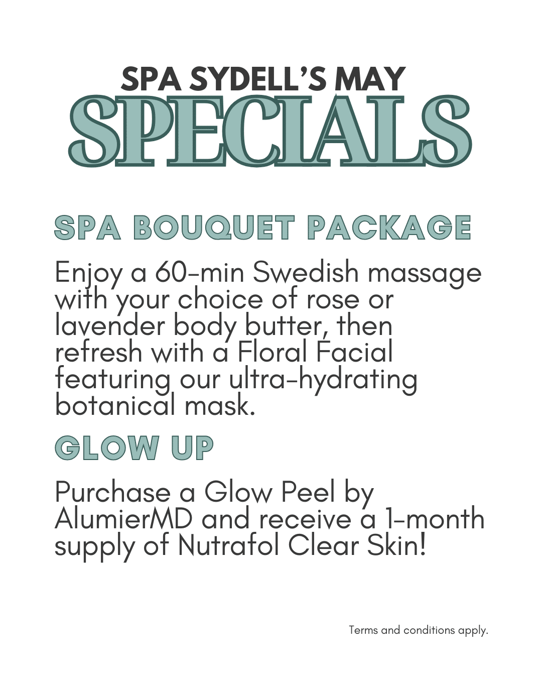 May Specials 2025